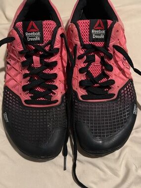 Reebok Women's Pink and Black CrossFit Training Shoes